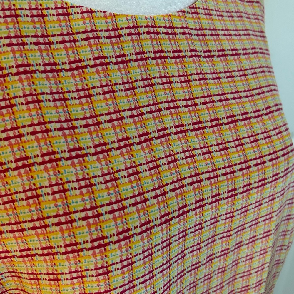 Maggy London silk shift dress, sz 16 - Picture 2 of 4